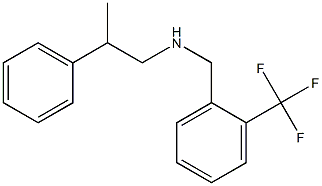 (2-phenylpropyl)({[2-(trifluoromethyl)phenyl]methyl})amine 结构式