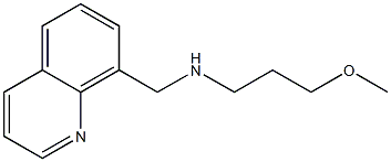 (3-methoxypropyl)(quinolin-8-ylmethyl)amine 结构式