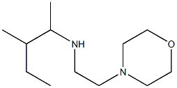 (3-methylpentan-2-yl)[2-(morpholin-4-yl)ethyl]amine 结构式