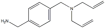 (4-{[bis(prop-2-en-1-yl)amino]methyl}phenyl)methanamine 结构式