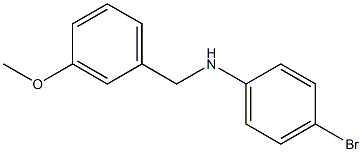 (4-bromophenyl)(3-methoxyphenyl)methylamine 结构式