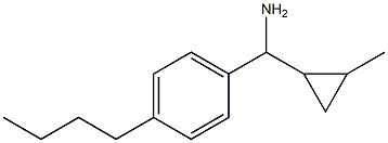 (4-butylphenyl)(2-methylcyclopropyl)methanamine 结构式