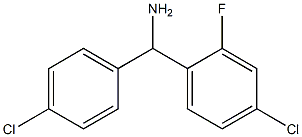 (4-chloro-2-fluorophenyl)(4-chlorophenyl)methanamine 结构式