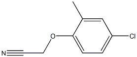 (4-chloro-2-methylphenoxy)acetonitrile 结构式