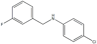 (4-chlorophenyl)(3-fluorophenyl)methylamine 结构式