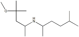 (4-methoxy-4-methylpentan-2-yl)(5-methylhexan-2-yl)amine 结构式