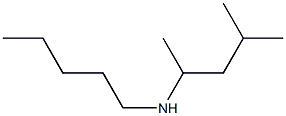 (4-methylpentan-2-yl)(pentyl)amine 结构式