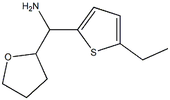 (5-ethylthiophen-2-yl)(oxolan-2-yl)methanamine 结构式