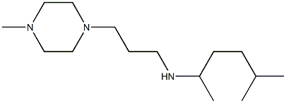 (5-methylhexan-2-yl)[3-(4-methylpiperazin-1-yl)propyl]amine 结构式