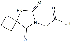 (6,8-dioxo-5,7-diazaspiro[3.4]oct-7-yl)acetic acid 结构式