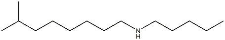 (7-methyloctyl)(pentyl)amine 结构式