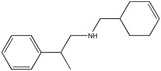 (cyclohex-3-en-1-ylmethyl)(2-phenylpropyl)amine 结构式