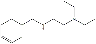 (cyclohex-3-en-1-ylmethyl)[2-(diethylamino)ethyl]amine 结构式