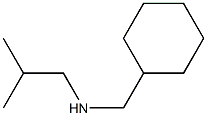 (cyclohexylmethyl)(2-methylpropyl)amine 结构式