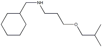 (cyclohexylmethyl)[3-(2-methylpropoxy)propyl]amine 结构式