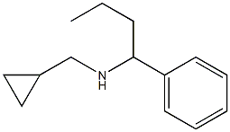(cyclopropylmethyl)(1-phenylbutyl)amine 结构式