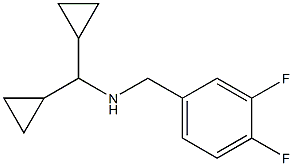 (dicyclopropylmethyl)[(3,4-difluorophenyl)methyl]amine 结构式