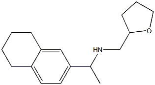 (oxolan-2-ylmethyl)[1-(5,6,7,8-tetrahydronaphthalen-2-yl)ethyl]amine 结构式