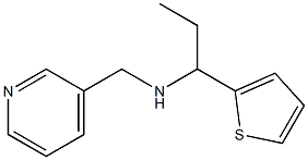 (pyridin-3-ylmethyl)[1-(thiophen-2-yl)propyl]amine 结构式