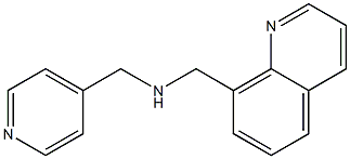 (pyridin-4-ylmethyl)(quinolin-8-ylmethyl)amine 结构式