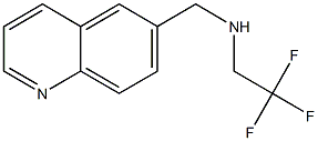 (quinolin-6-ylmethyl)(2,2,2-trifluoroethyl)amine 结构式