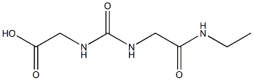 [({[2-(ethylamino)-2-oxoethyl]amino}carbonyl)amino]acetic acid 结构式