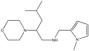 [(1-methyl-1H-pyrrol-2-yl)methyl][4-methyl-2-(morpholin-4-yl)pentyl]amine 结构式