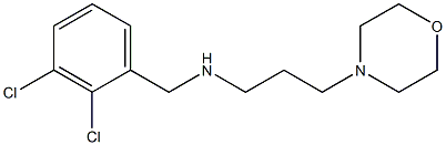 [(2,3-dichlorophenyl)methyl][3-(morpholin-4-yl)propyl]amine 结构式
