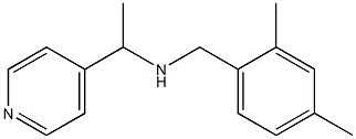 [(2,4-dimethylphenyl)methyl][1-(pyridin-4-yl)ethyl]amine 结构式