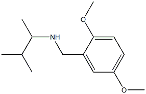 [(2,5-dimethoxyphenyl)methyl](3-methylbutan-2-yl)amine 结构式