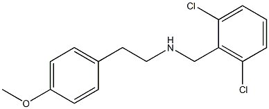 [(2,6-dichlorophenyl)methyl][2-(4-methoxyphenyl)ethyl]amine 结构式