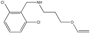 [(2,6-dichlorophenyl)methyl][3-(ethenyloxy)propyl]amine 结构式