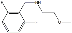 [(2,6-difluorophenyl)methyl](2-methoxyethyl)amine 结构式