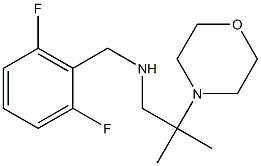 [(2,6-difluorophenyl)methyl][2-methyl-2-(morpholin-4-yl)propyl]amine 结构式