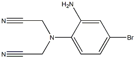 [(2-amino-4-bromophenyl)(cyanomethyl)amino]acetonitrile 结构式