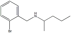 [(2-bromophenyl)methyl](pentan-2-yl)amine 结构式