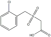 [(2-chlorobenzyl)sulfonyl]acetic acid 结构式