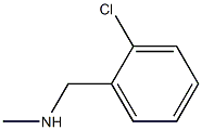 [(2-chlorophenyl)methyl](methyl)amine 结构式