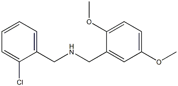 [(2-chlorophenyl)methyl][(2,5-dimethoxyphenyl)methyl]amine 结构式