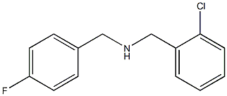 [(2-chlorophenyl)methyl][(4-fluorophenyl)methyl]amine 结构式