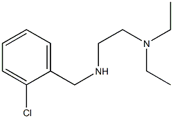 [(2-chlorophenyl)methyl][2-(diethylamino)ethyl]amine 结构式