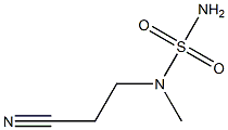 [(2-cyanoethyl)(methyl)sulfamoyl]amine 结构式