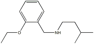 [(2-ethoxyphenyl)methyl](3-methylbutyl)amine 结构式