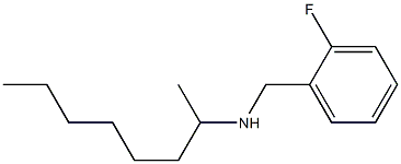 [(2-fluorophenyl)methyl](octan-2-yl)amine 结构式