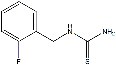 [(2-fluorophenyl)methyl]thiourea 结构式