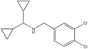 [(3,4-dichlorophenyl)methyl](dicyclopropylmethyl)amine 结构式