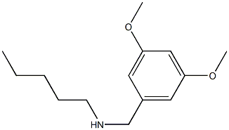 [(3,5-dimethoxyphenyl)methyl](pentyl)amine 结构式