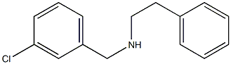 [(3-chlorophenyl)methyl](2-phenylethyl)amine 结构式