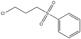 [(3-chloropropyl)sulfonyl]benzene 结构式