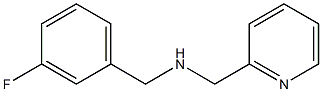 [(3-fluorophenyl)methyl](pyridin-2-ylmethyl)amine 结构式